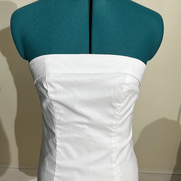 NWT: Glassons strapless, white, mini bodycon - Picture 3 of 12